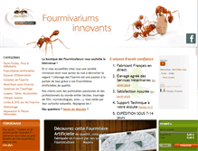 Tablet Screenshot of fourmis-boutique.fr